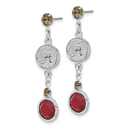 University of Alabama Crystal Logo Earrings