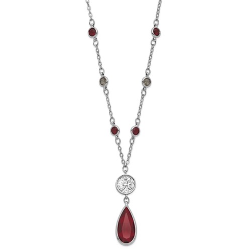 University of Alabama Crystal Logo Necklace