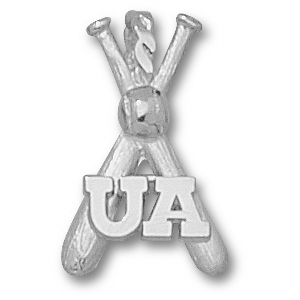 University of Arizona Bats Pendant 7/8in Sterling Silver