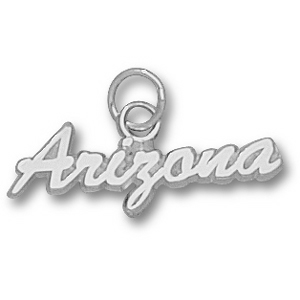 Arizona Wildcats 5/16in Sterling Silver Pendant