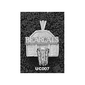 Cincinnati Bearcats 5/8in Sterling Silver Backboard Pendant