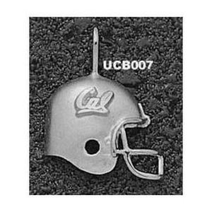 Cal Berkeley Golden Bears 3/4in Sterling Silver UK Helmet Pendant