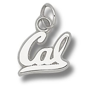 Sterling Silver 3/8in UC Berkeley Cal Charm