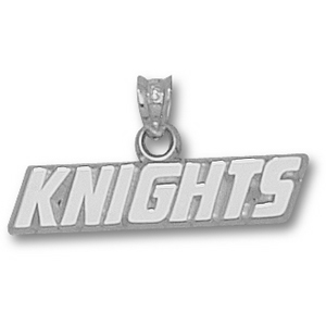 Sterling Silver 1/4in Central Florida Knights Pendant