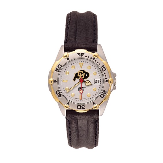 University of Colorado All Star Leather Ladies Watch