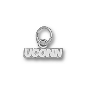 Connecticut Huskies 1/8in Sterling Silver Pendant