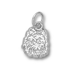 Connecticut Huskies 3/8in Sterling Silver Head Charm