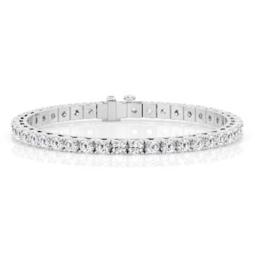 14k White Gold 2.0 ct tw Lab Grown Diamond Classic Tennis Bracelet