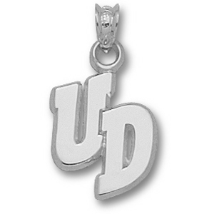 Sterling Silver 5/8in Dayton Flyers UD Pendant