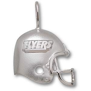 Dayton Flyers 3/4in Sterling Silver Helmet Pendant