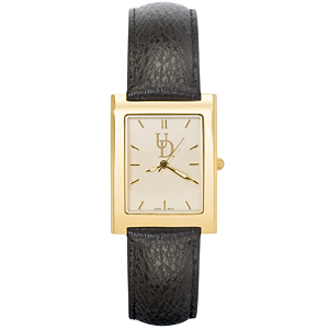 University of Delaware Men's Square Elite Leather Watch - Clearance