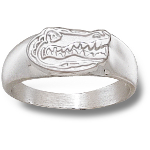 Sterling Silver University of Florida Men's Gator Ring