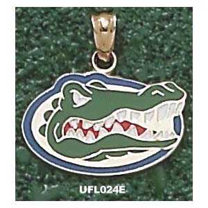 Florida Gators 1/2in 14k Logo Enamel Pendant