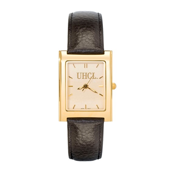 UHCL Women's Square Elite Leather Watch