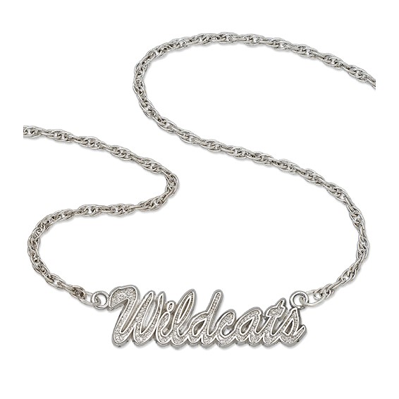 University of Kentucky 18in Sterling Silver Script Necklace