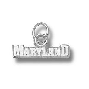 Maryland Terrapins 1/8in Sterling Silver Pendant