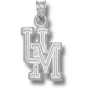 Sterling Silver 5/8in Maryland UM Pendant
