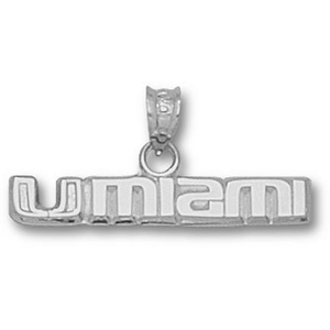 Sterling Silver 1/4in UMIAMI Pendant