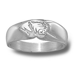 Missouri Tigers Ladies' Head Ring - Sterling Silver