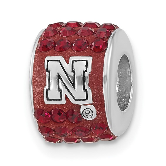 University of Nebraska Premier Crystal Bead