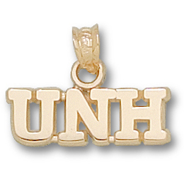 10k Yellow Gold Small University of New Hampshire UNH Pendant