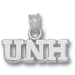 Sterling Silver Small University of New Hampshire UNH Pendant