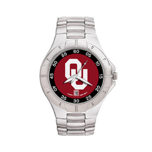 University of Oklahoma Mens Stainless Pro II Watch
