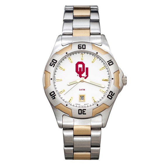 University of Oklahoma All-Pro Men's Two-Tone Watch