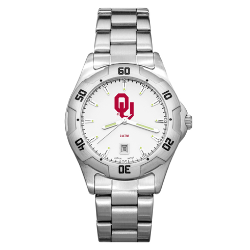 University of Oklahoma All-Pro Men's Chrome Watch
