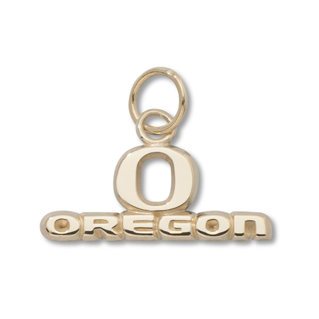 University of Oregon O Oregon Pendant 10k Yellow Gold