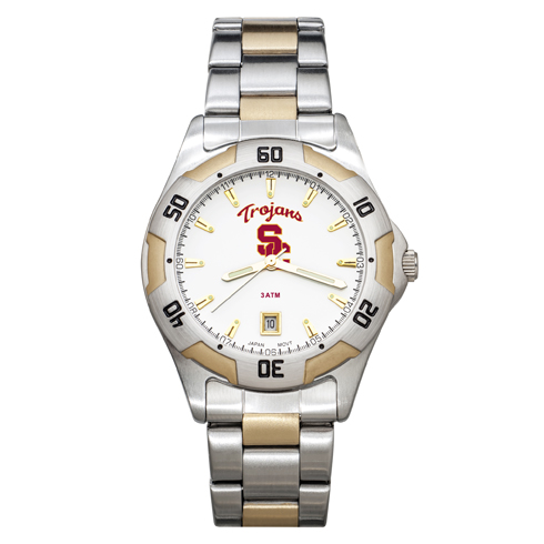 University of Southern California All-Pro Men's Two-Tone Watch