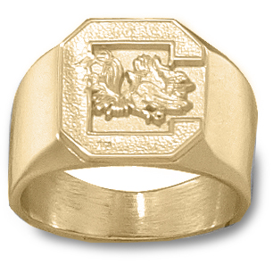 10kt Yellow Gold University of South Carolina Men's Ring