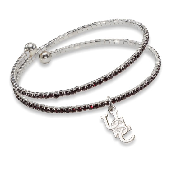 University of South Carolina Amped Logo Crystal Bracelet
