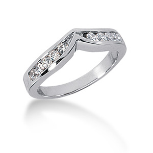 1/3 CT TW Moissanite Band