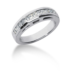 3/5 CT TW Moissanite Band