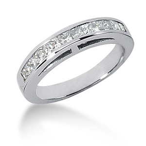 3/5 CT TW Moissanite Band
