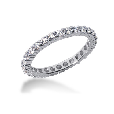 .84 CT TW Moissanite Eternity Wedding Band - SIZE 6