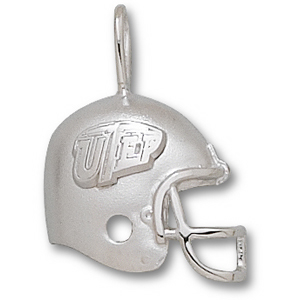UTEP Miners 3/4in Sterling Silver Helmet Pendant