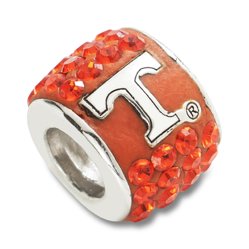 Sterling Silver University of Tennessee Premier Bead Charm