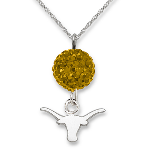 University of Texas Crystal Ovation Necklace