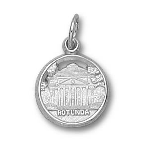 University of Virginia 1/2in Sterling Silver Rotunda Pendant