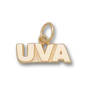 University of Virginia 3/16in 14k UVA Pendant