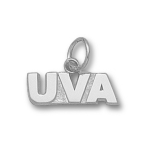 University of Virginia UVA Pendant 3/16in Sterling Silver