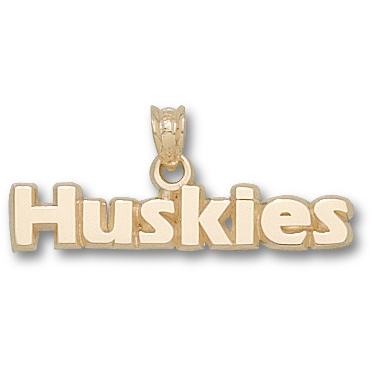 14k Yellow Gold University of Washington Huskies Pendant