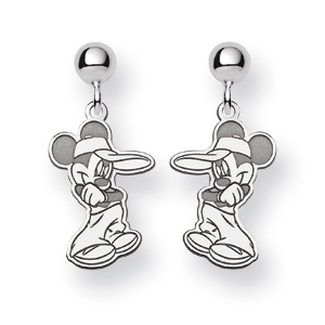 Mickey Dangle Post Earrings - Sterling Silver