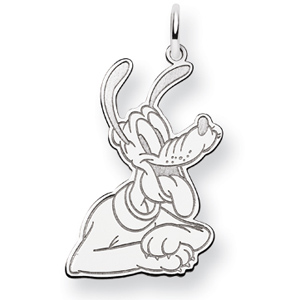 Pluto Charm 7/8in - Sterling Silver