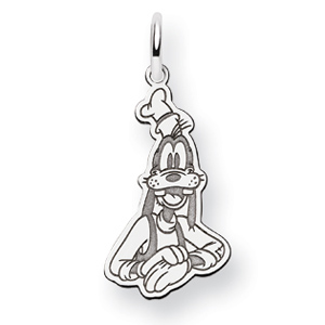 Sterling Silver 3/4in Goofy Charm with Jump Ring