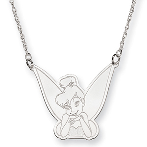 Tinker Bell Necklace 18in - Sterling Silver