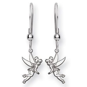 Tinker Bell Wire Earrings - Sterling Silver