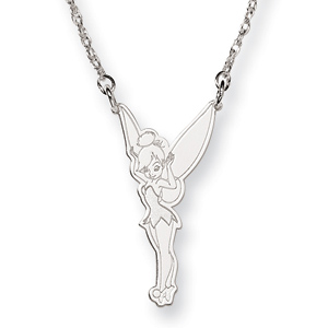 Tinker Bell Necklace 18in - Sterling Silver
